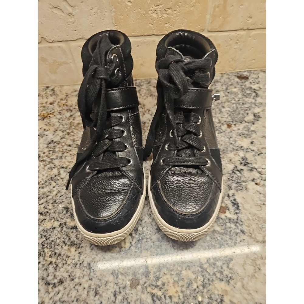 Coach Shoes, Size: 7.5 (Women). Black, Pre Owned